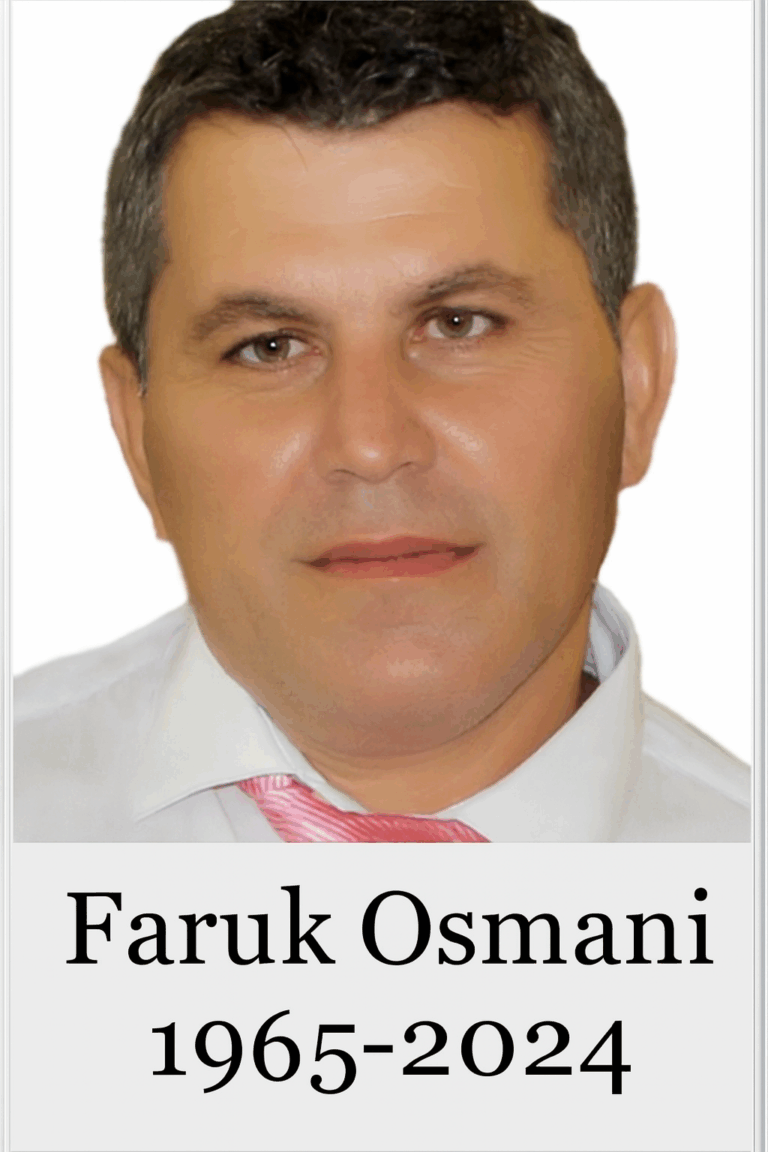 Në kujtim të mikut tim të shtrenjtë dhe veprimtarit të palodhur – Faruk Osmani