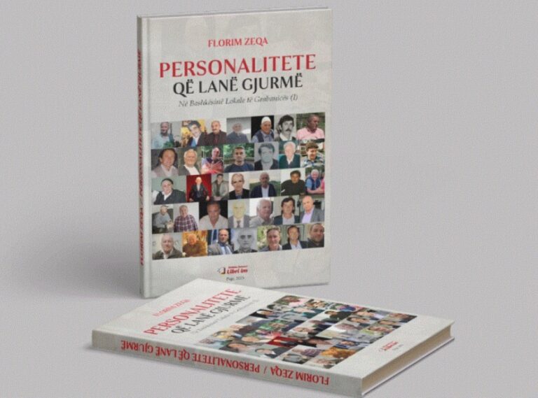 Recension nga Luz P. Thaqi për librin e autorit Florim Zeqa “Personalitete që lanë gjurmë”   