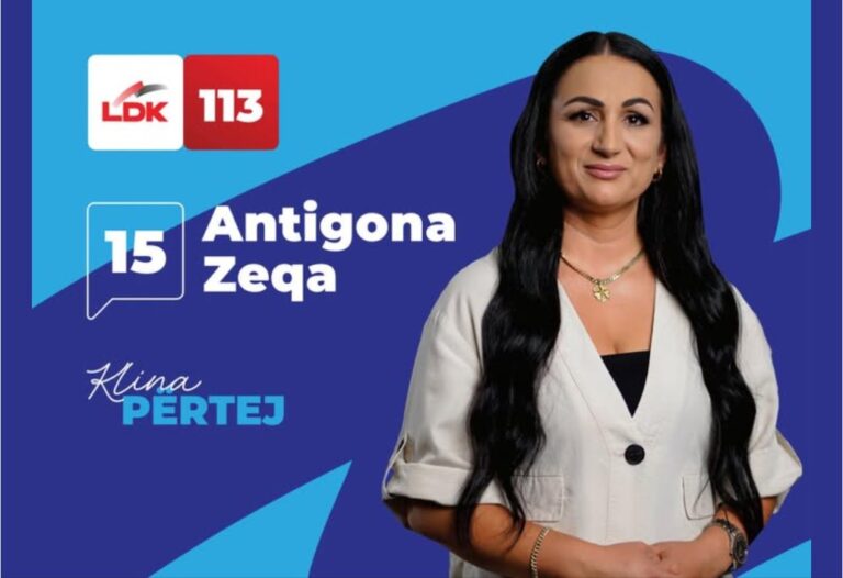 Voto Antigona Zeqa me numrin 15 në listën zgjedhore 113
