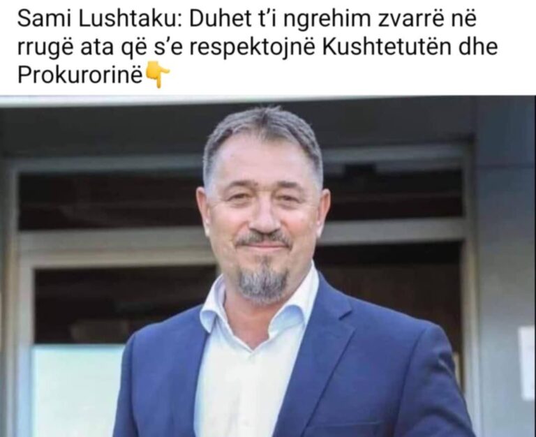 Palestra e “trurit të mbyllur”, Drenica e Sami Lushtakut !