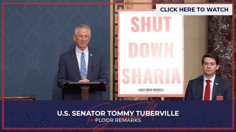 Senatori Tommy Tubervile (R-AL): “Islami radikal është në themel i papërputhshëm me vlerat tona perëndimore”