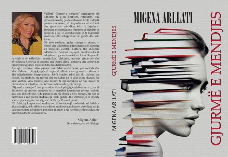 Libri “Gjurmë e mendjes” i Migena Arllatit, së shpejti del nga shtypi
