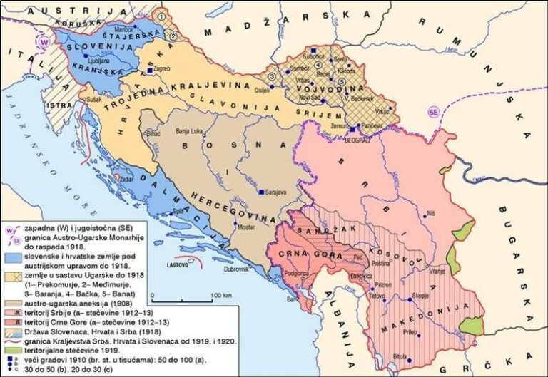 Më 1 dhjetor 1918, u themelua Jugosllavija, “burgu i kombeve”!