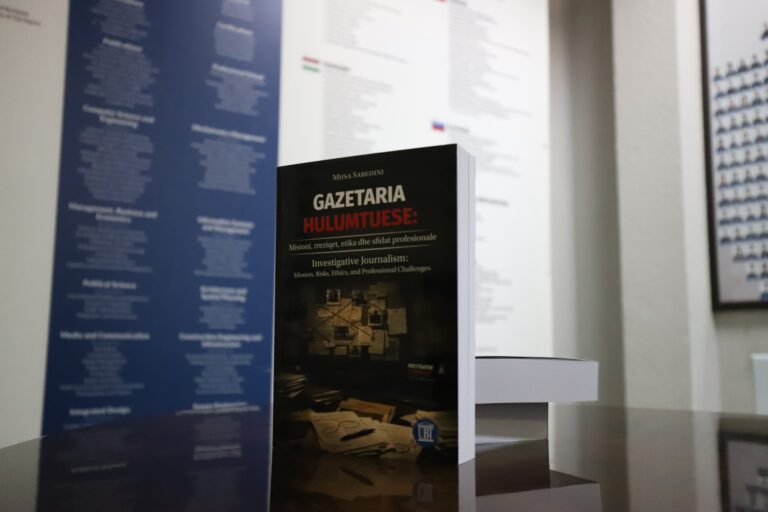 Gazetaria hulumtuese nuk njeh frikë nga pushteti, sepse burimin e saj e ka te liria, përgjegjësia dhe ndërgjegjja qytetare