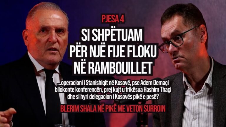 I dëgjova Blerim Shalën dhe Veton Surroin lidhur me Rambujen, por une, Ibrahim Kelmendi, e kam një version, të përjetuar nga “jashtë”!