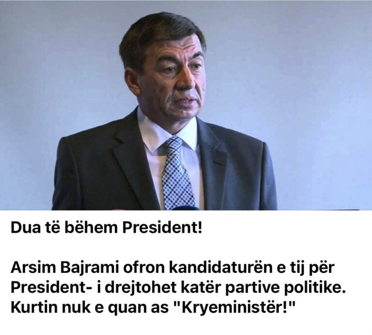 Presidenca nuk është harresë historike