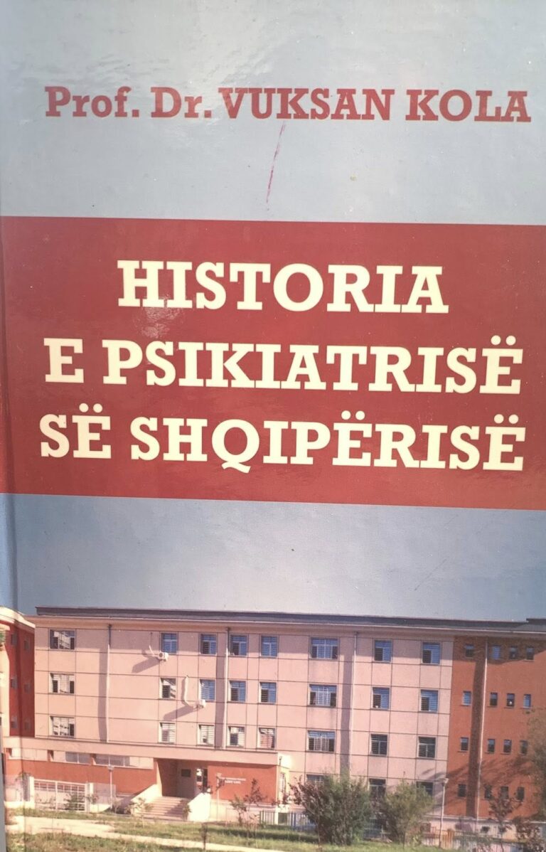 Luljeta Pula për librin e Vuksan Kolës, “Historia e psikiatrisë së Shqipërisë”