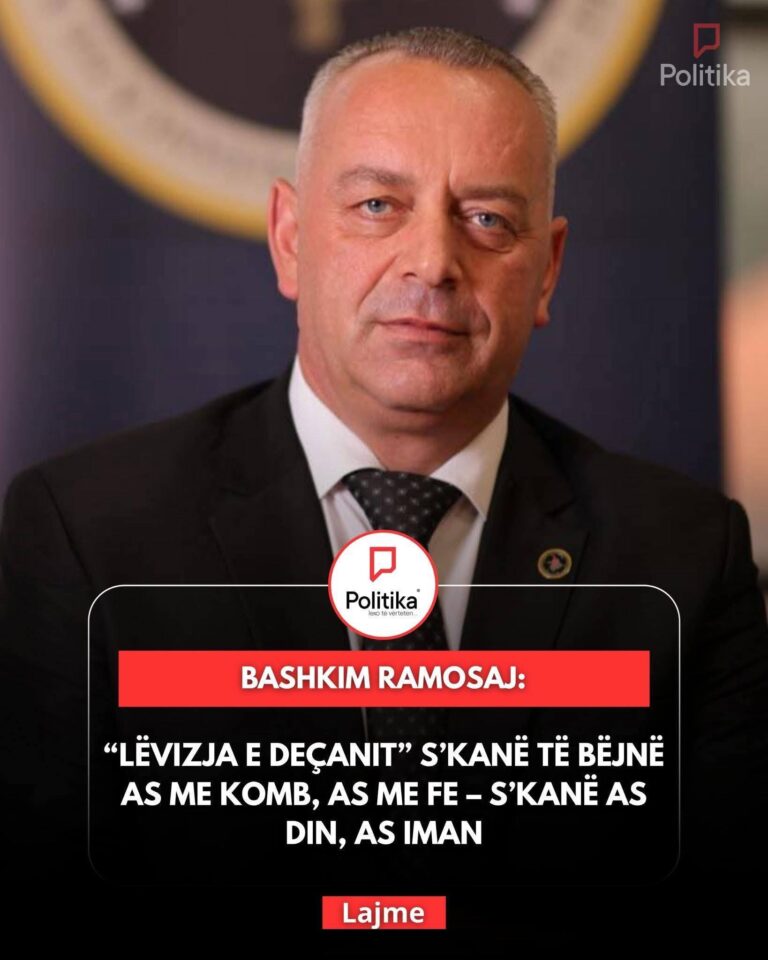 Lëvizja e Deçanit nuk matet me “din” e “iman” – por me atdhe, me tokë dhe me identitet