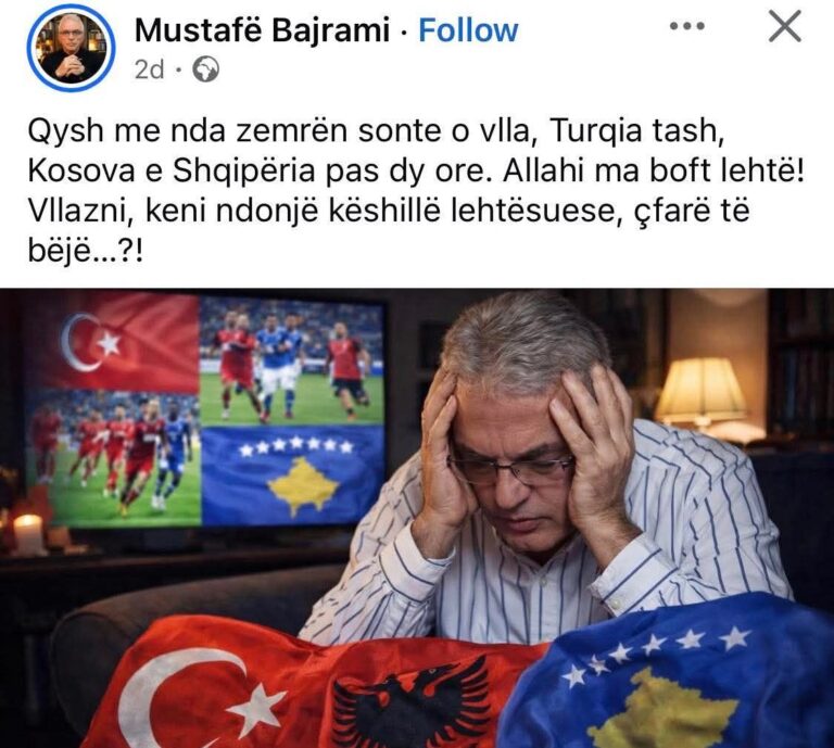 Mendime për “ndarjen e zemrës” së Mustafë Bajramit