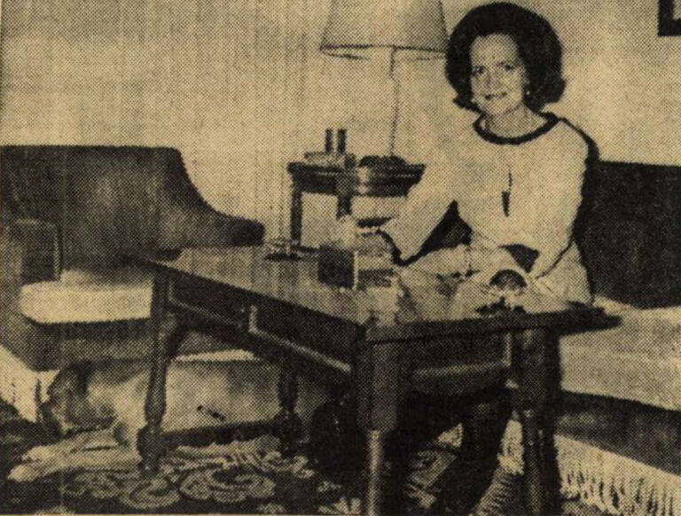 Új Ifjúság (1968) / “Për të ardhmen dëshiroj vetëm një gjë : paqe dhe qetësi.” — Intervista me Mbretëreshën Geraldinë në Madrid