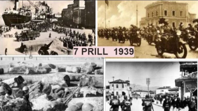 Pushtimi italian i Shqipërisë më 7 prill 1939, fillim i Luftës së Dytë Botërore