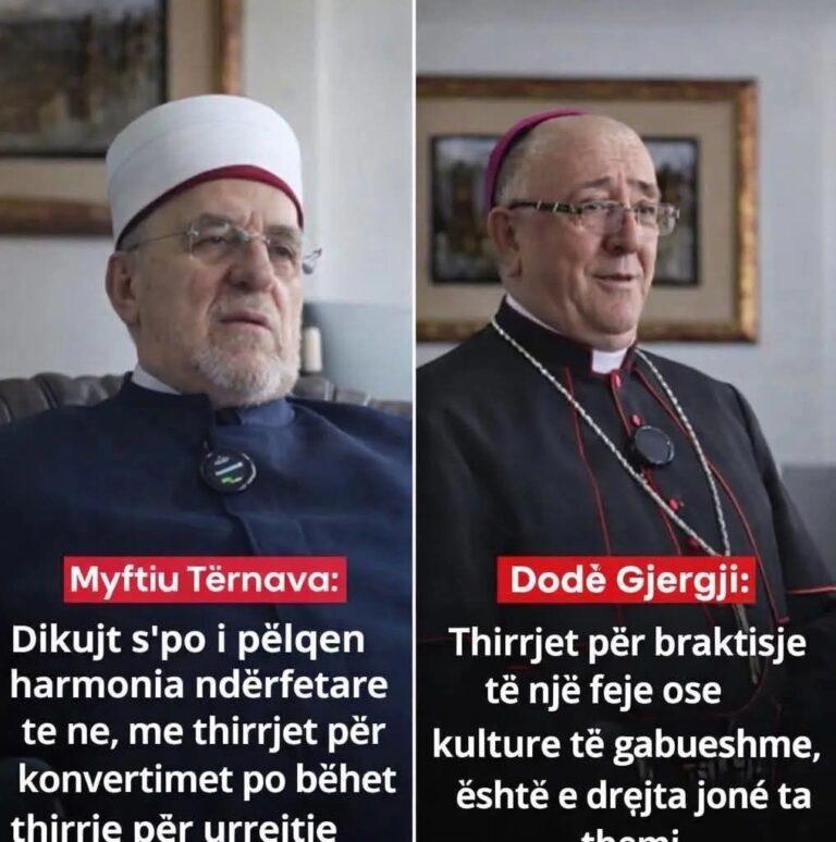 Përballë dy jehonave të së njëjtës mendësi të vjetër — që nuk ngopet pa e futur shpirtin e këtij populli në kallëpe aziatike