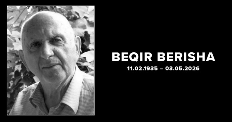 Telegram ngushëllimi për ndarjen nga jeta të Beqir Berishës, atdhetarit e intelektualit të shquar nga Tetova