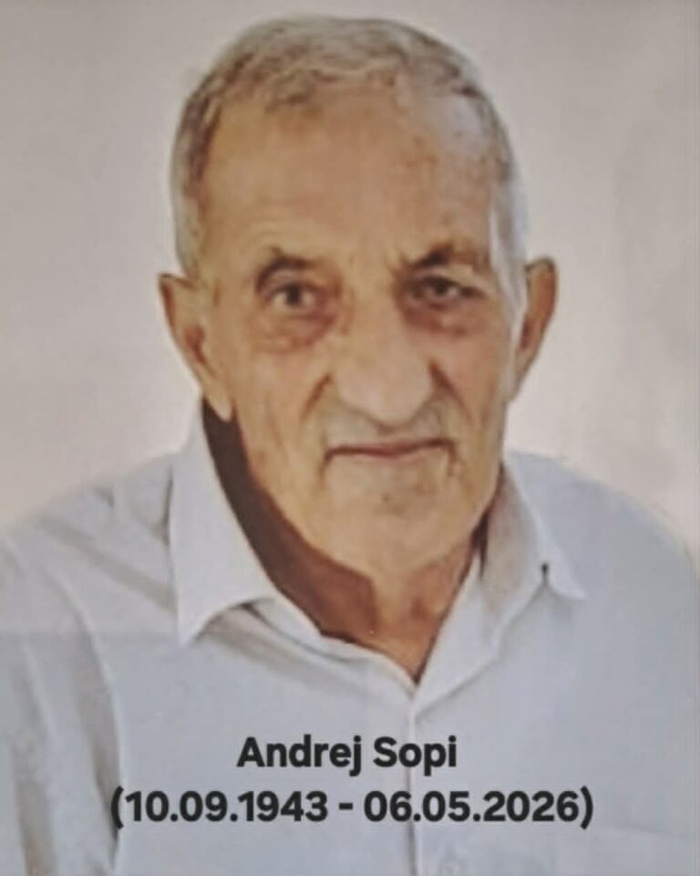 Vëllai im i amshuar Andrej Sopi, njeri i ndershmërisë, përshpirtësisë dhe kujtesës familjare