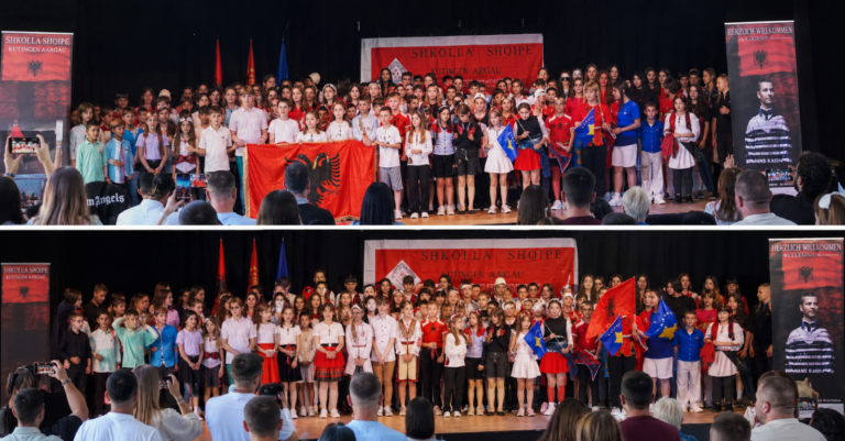 Manifestim madhështor i LAPSH-it në Argau – Festë e gjuhës, kulturës dhe identitetit shqiptar