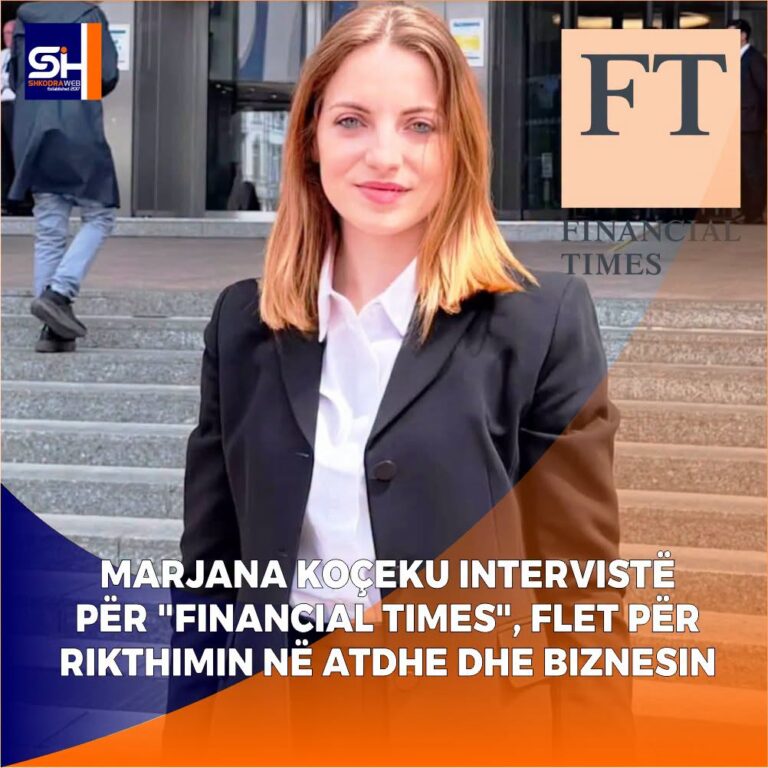 Marjana Koçeku për “Financial Times”: “Prindërit tanë na rritën me idenë se lumturia qëndron përtej kufijve”