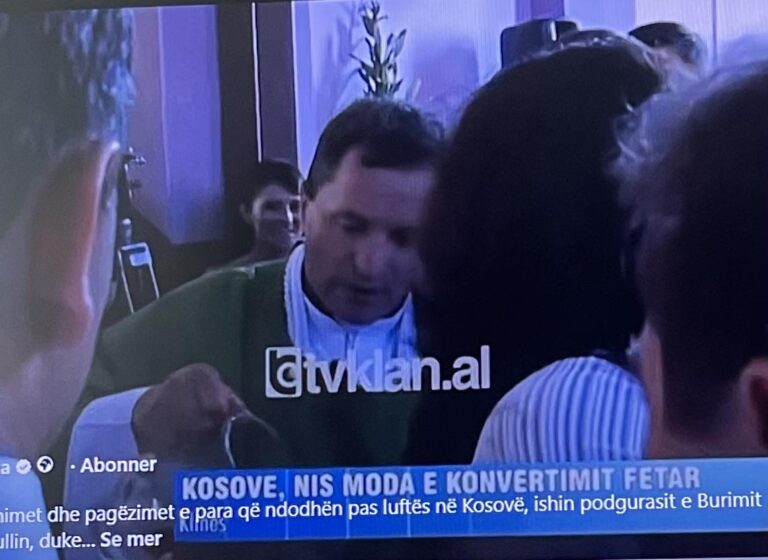 Blerim Nika për rikthimin në krishterizëm të Familjes Mehaj të Progodës së Istogut në fund të korrikut 2008
