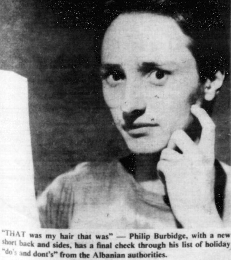 1976 / Pushimet e mësuesit 22-vjeçar anglez nga Market Harborough në Shqipërinë komuniste