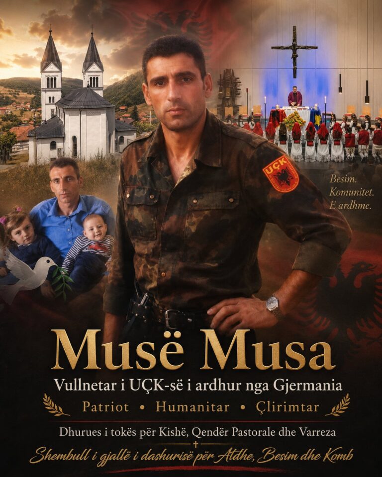 Musë Musa – vullnetari i UÇK-së, humanitari dhe patrioti që ia fali tokën Kishës shqiptare