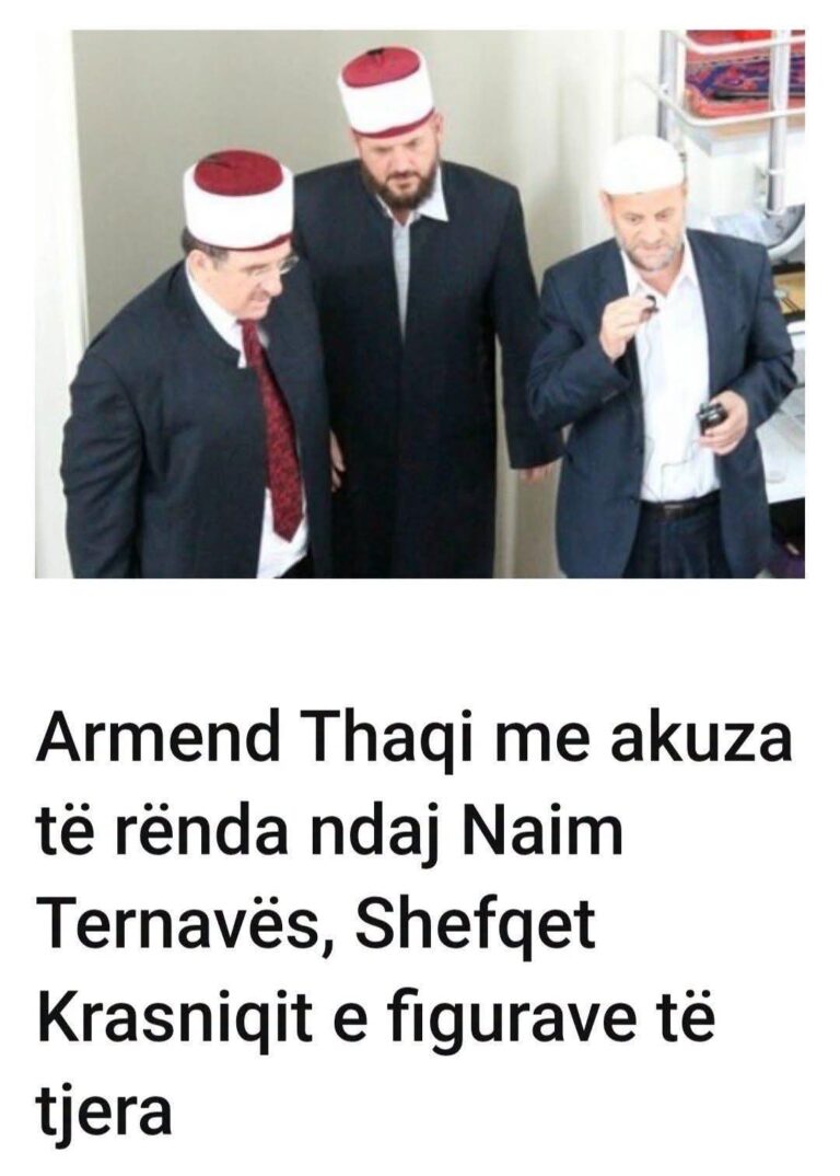Armend Thaçi: “Zbatues të planit të UDB-së në terren janë disa figura fetare e politike”