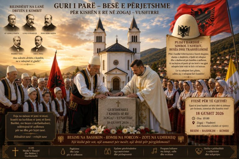 Niveli shqetësues i urrejtjes për gurthemelin e Kishën së Zogaj të Vushtrrisë