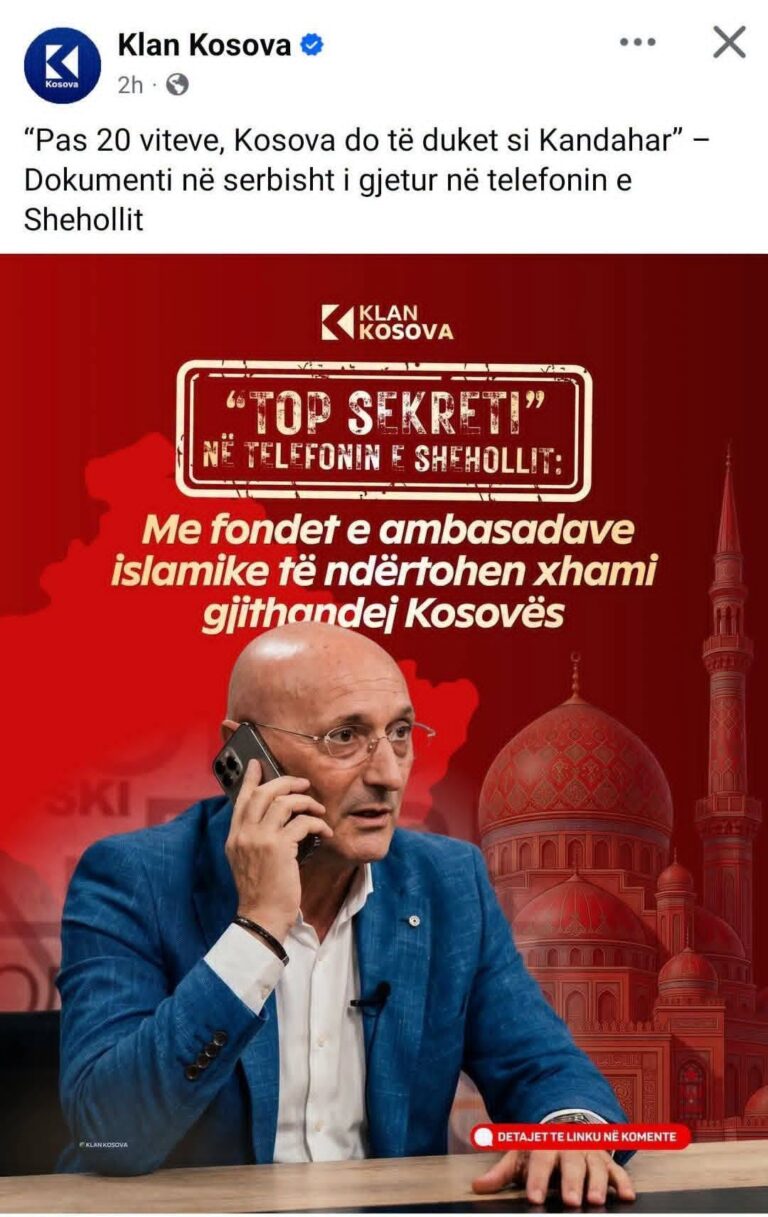 Kur “akademiku” e harron Vaso Çubrilloviqin dhe alarmohet nga gjetjet në telefonin e Shehollit