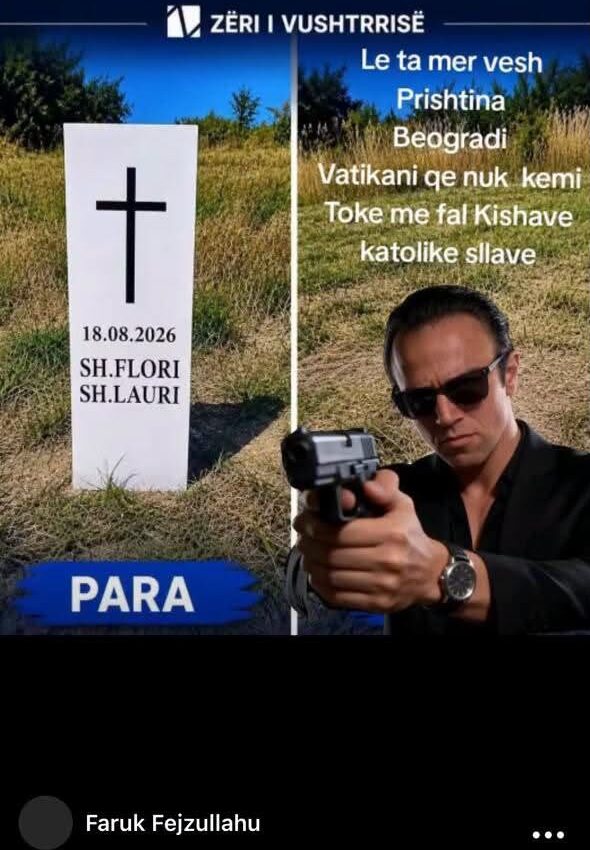 Policia e Kosovës dhe prokuroria të marrin masa të menjëhershme ndaj portalit/faqes “Zëri i Vushtrrisë”