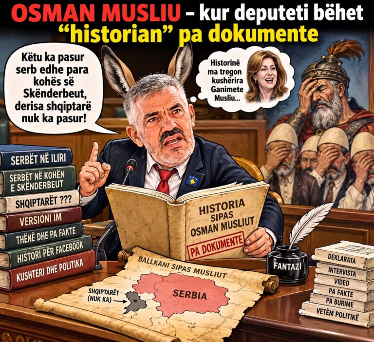 Osman Musliu apo kur deputeti bëhet historian pa qenë i tillë me profesion