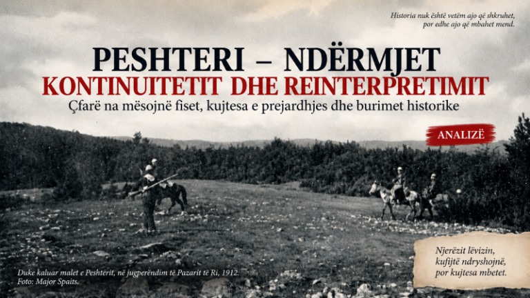 Çfarë na mëson një studim kritik mbi fiset shqiptare për leximin e historisë së Peshterit