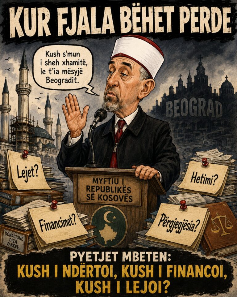 Reagim publik ndaj deklaratës së Myftiut të Kosovës, Naim Tërnava, kur “zbardhja” bëhet perde përballë hijes së “Top Secret 2”