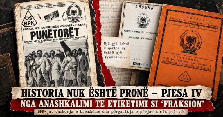 Nga anashkalimi te etiketimi si “fraksion”